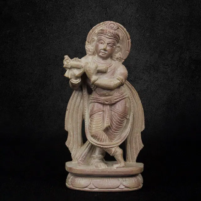 Konark Stone Carving Krishna (3 Inches)