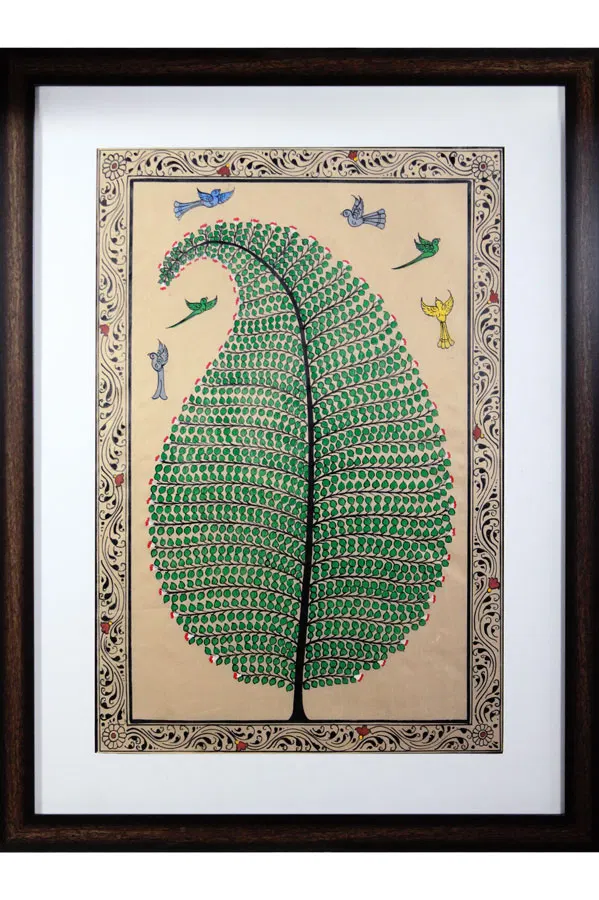 Tree of Life Orissa Pattachitra Painting (1.5*2) Feet