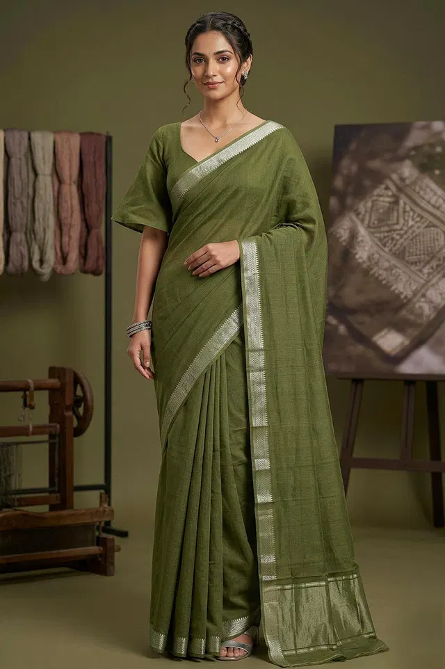 Mangalagiri Handloom Pure Cotton Saree