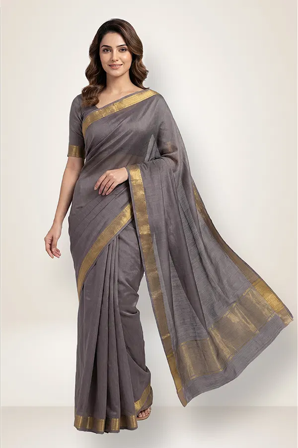 Mangalagiri Handloom Pure Cotton Saree