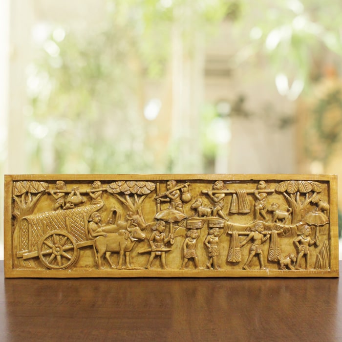 Bastar Wooden Handmade Tribal Life Style Artwork