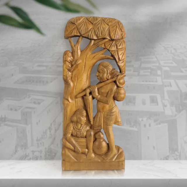 Bastar Wooden Handmade Tree Climbing Artwork