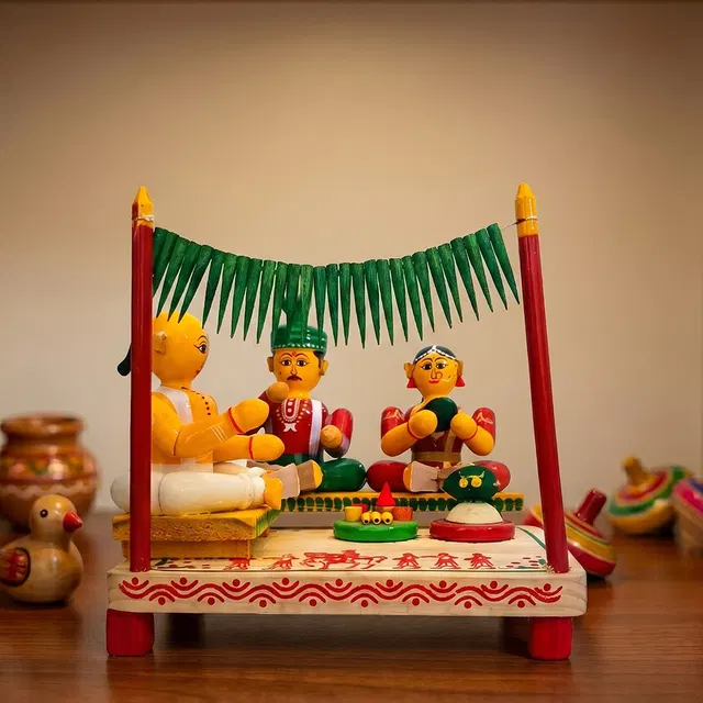 Etikoppaka Toys Marriage Set (7 inches)