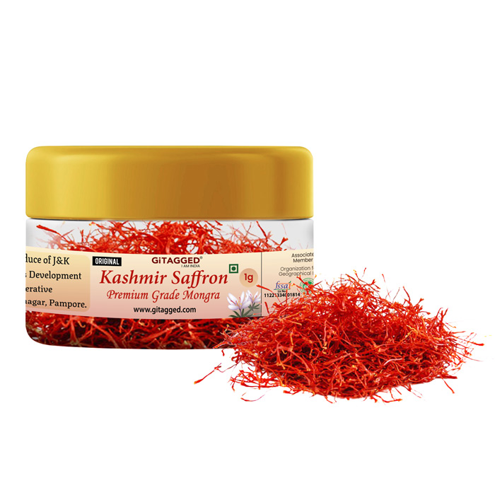 Kashmir Saffron Mongra Kesar A++ Grade (1gm & 2gm)
