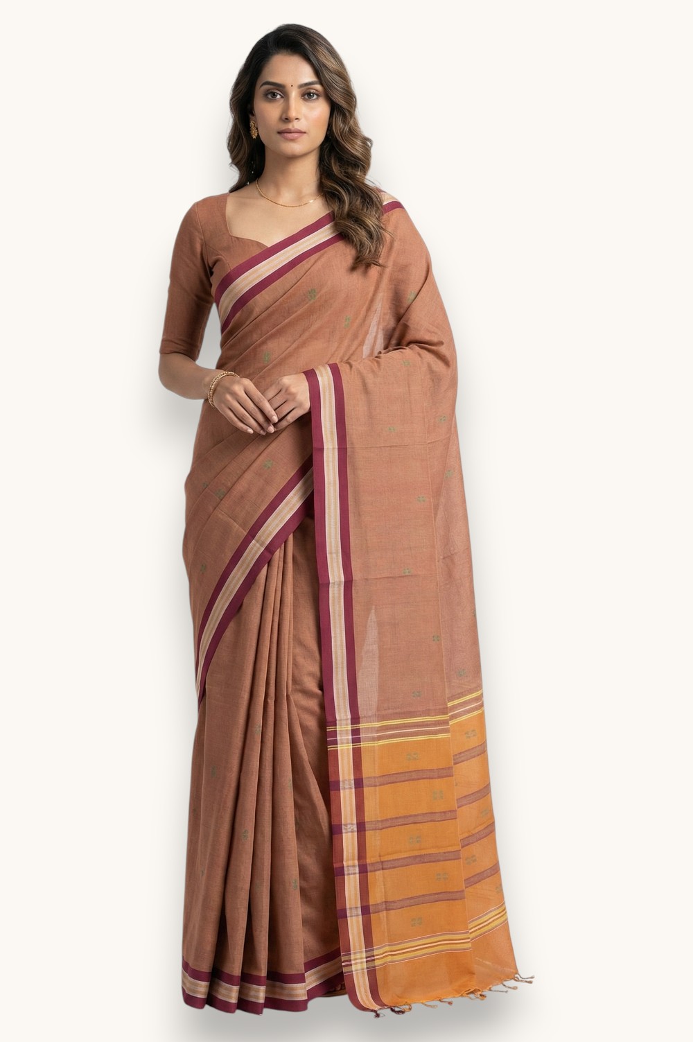 Udupi Handloom Cotton Saree