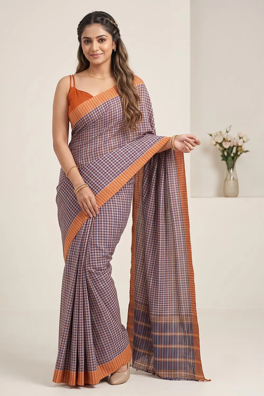 Udupi Handloom Cotton Saree
