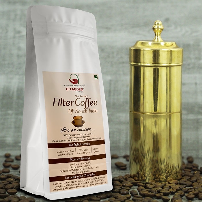 Filter Coffee of South India - 250 gms (Premium Blend Medium Strong)