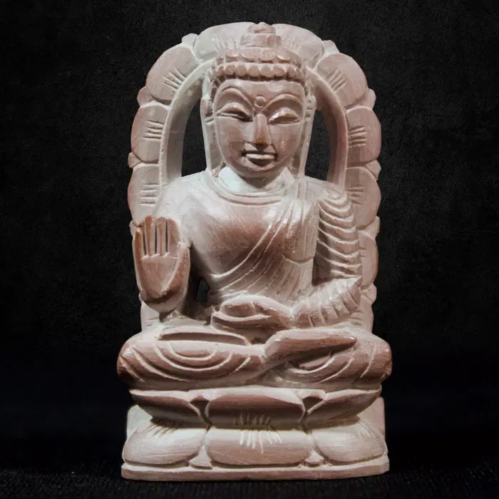 Konark Stone Carving Buddha (2 Inches)