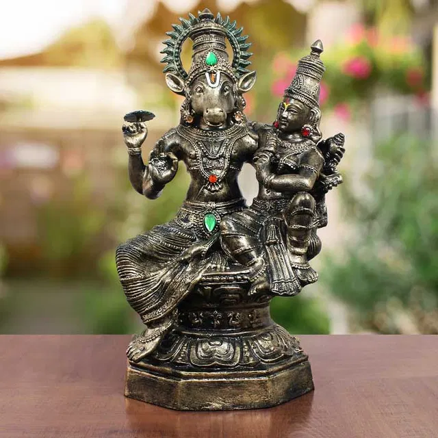 Thirukannur Papier Mache - Hayagriva (2 Ft)