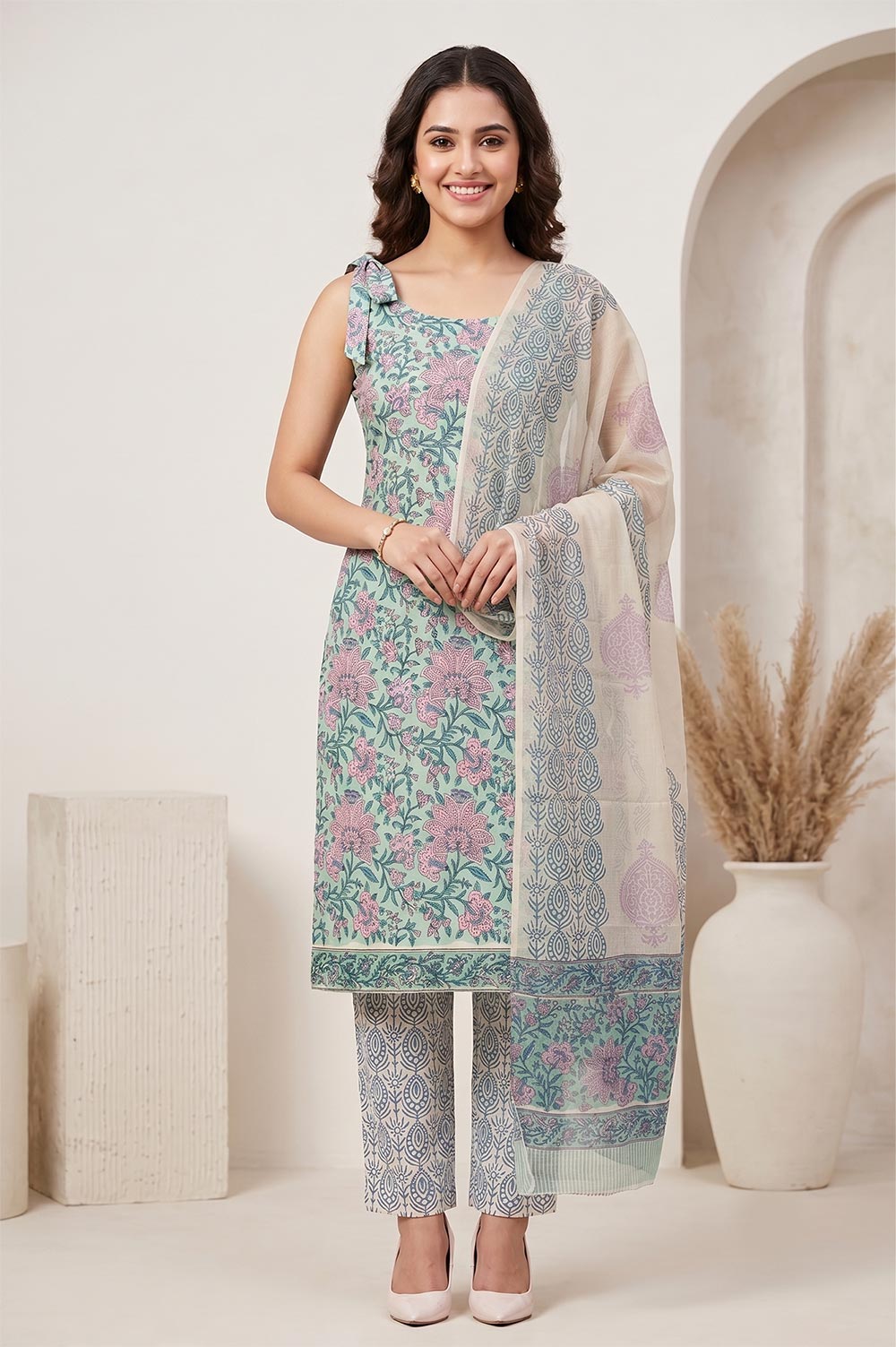 Farrukhabad Hand Block Print Salwar suit