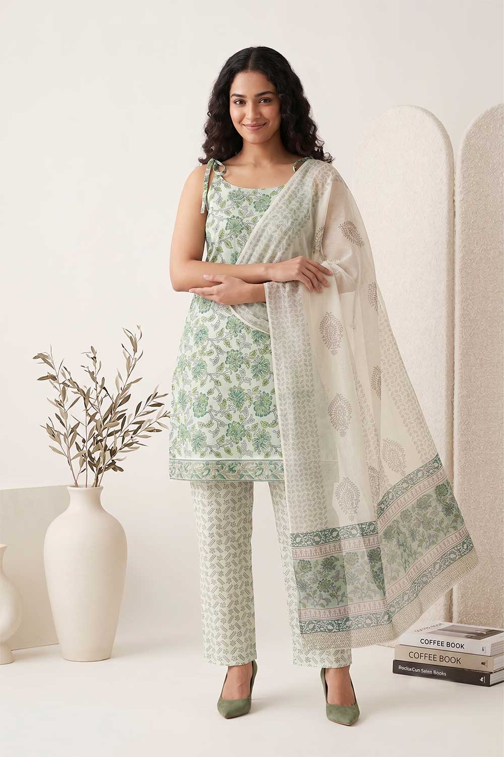 Farrukhabad Hand Block Print Salwar Suit