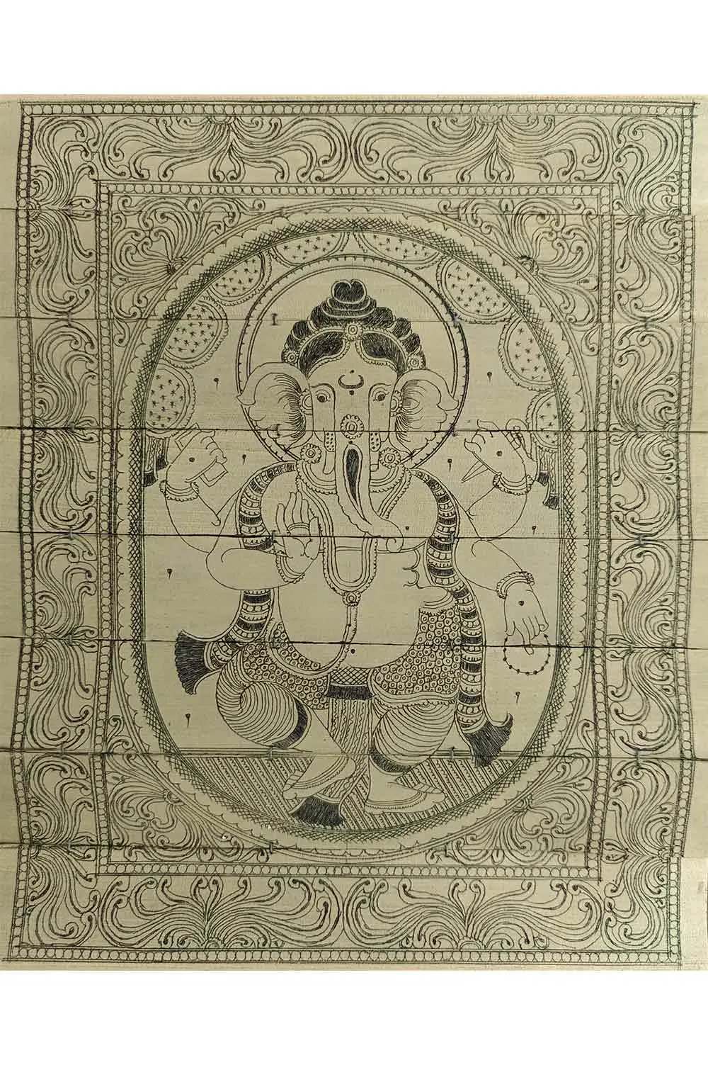 Odisha Talapatra Engraved Art - Ganesha (8*10 Inch)