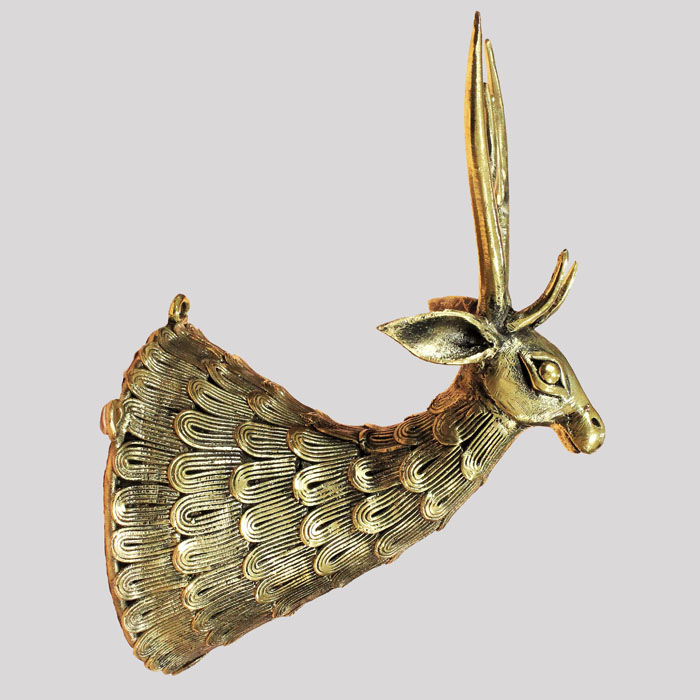 Bastar Dhokra Art Deer Wall Hanging
