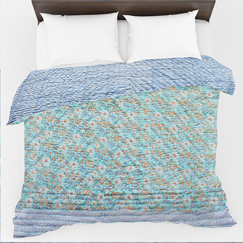 Sanganeri Hand Block Printed Comforter (9x7.5Ft)