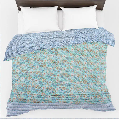 Sanganeri Hand Block Printed Comforter (9x7.5Ft)