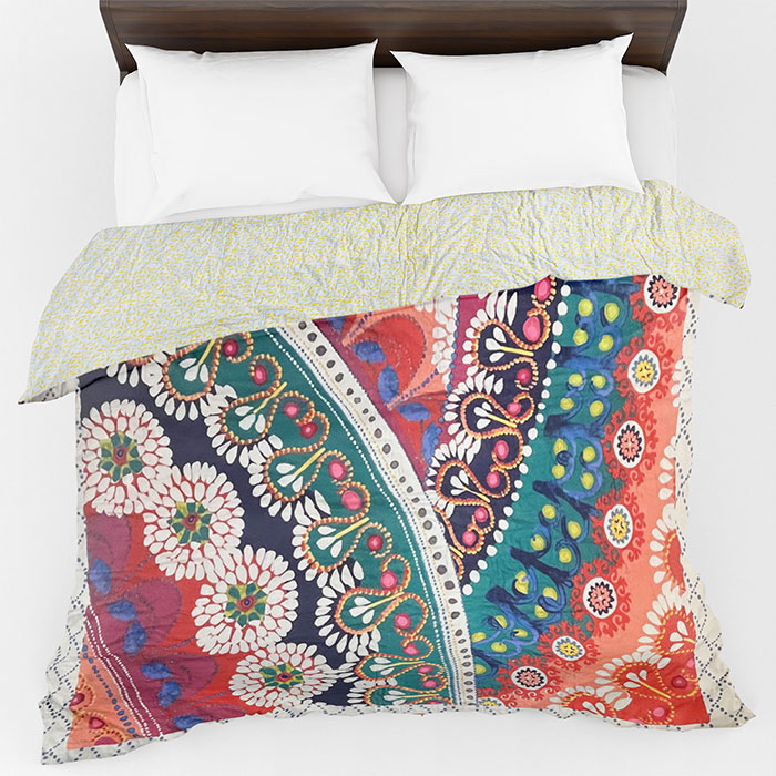 Sanganeri Hand Block Printed Comforter (9x7.5Ft)