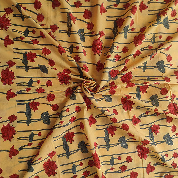 Sanganeri HandBlock Print Running Material (In Mtr)