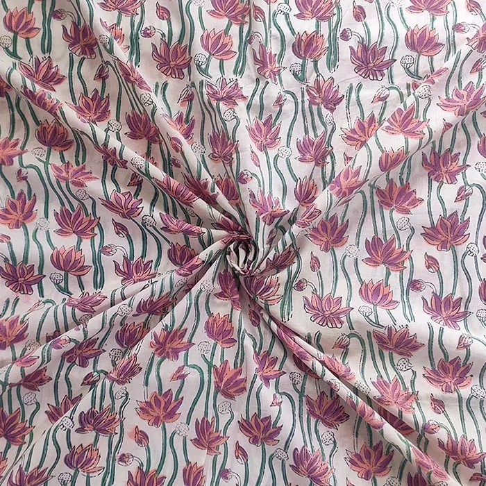 Sanganeri HandBlock Print Running Material (In Mtr)