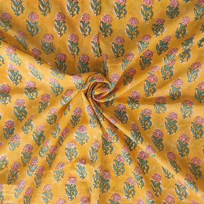 Sanganeri HandBlock Print Running Material (In Mtr)