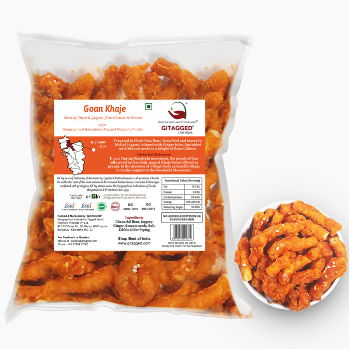Goan Khaje (The Most popular Snack of Goa) - 250gms