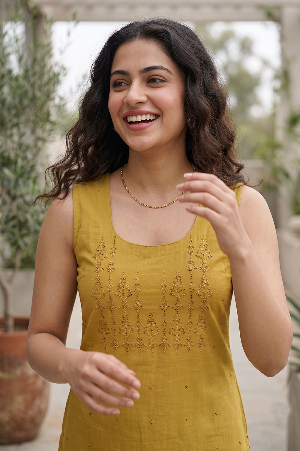 Tangaliya Cotton Kurti Unstitched Dress Material