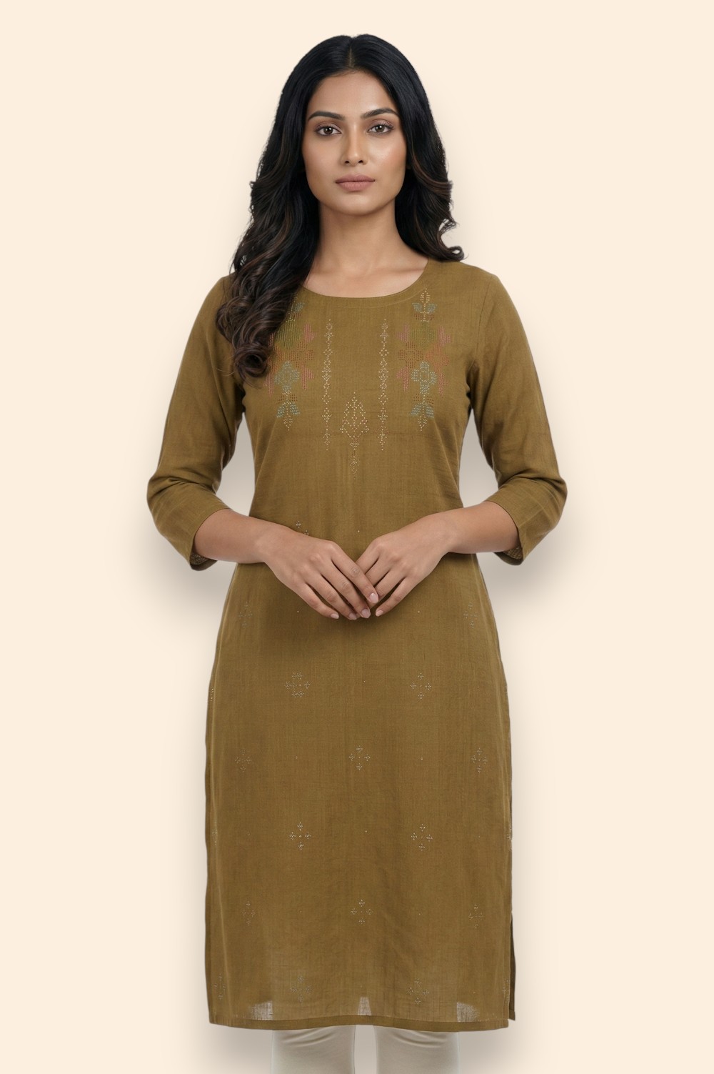 Tangaliya Cotton Kurti Dress Material