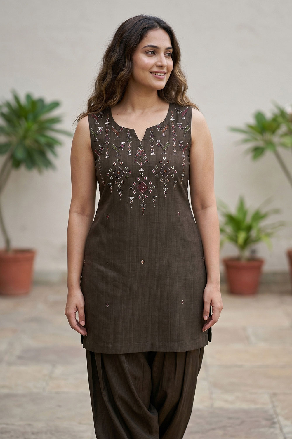 Tangaliya Cotton Kurti Dress Material