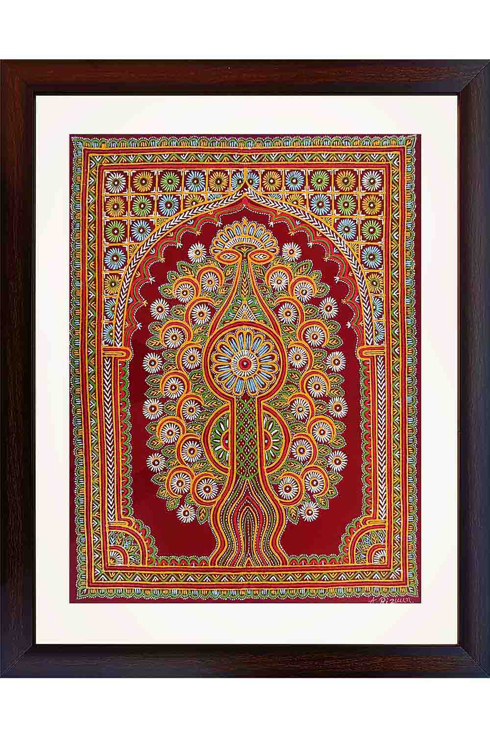 Kutch Rogan Art (18x22) Inches
