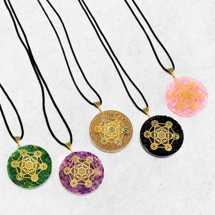 Cambay Agates Metatron Pendants