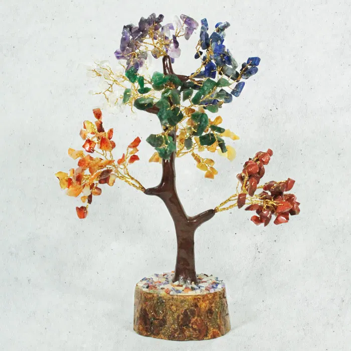 Agates of Cambay 7 Chakra Tree (300 Chips)