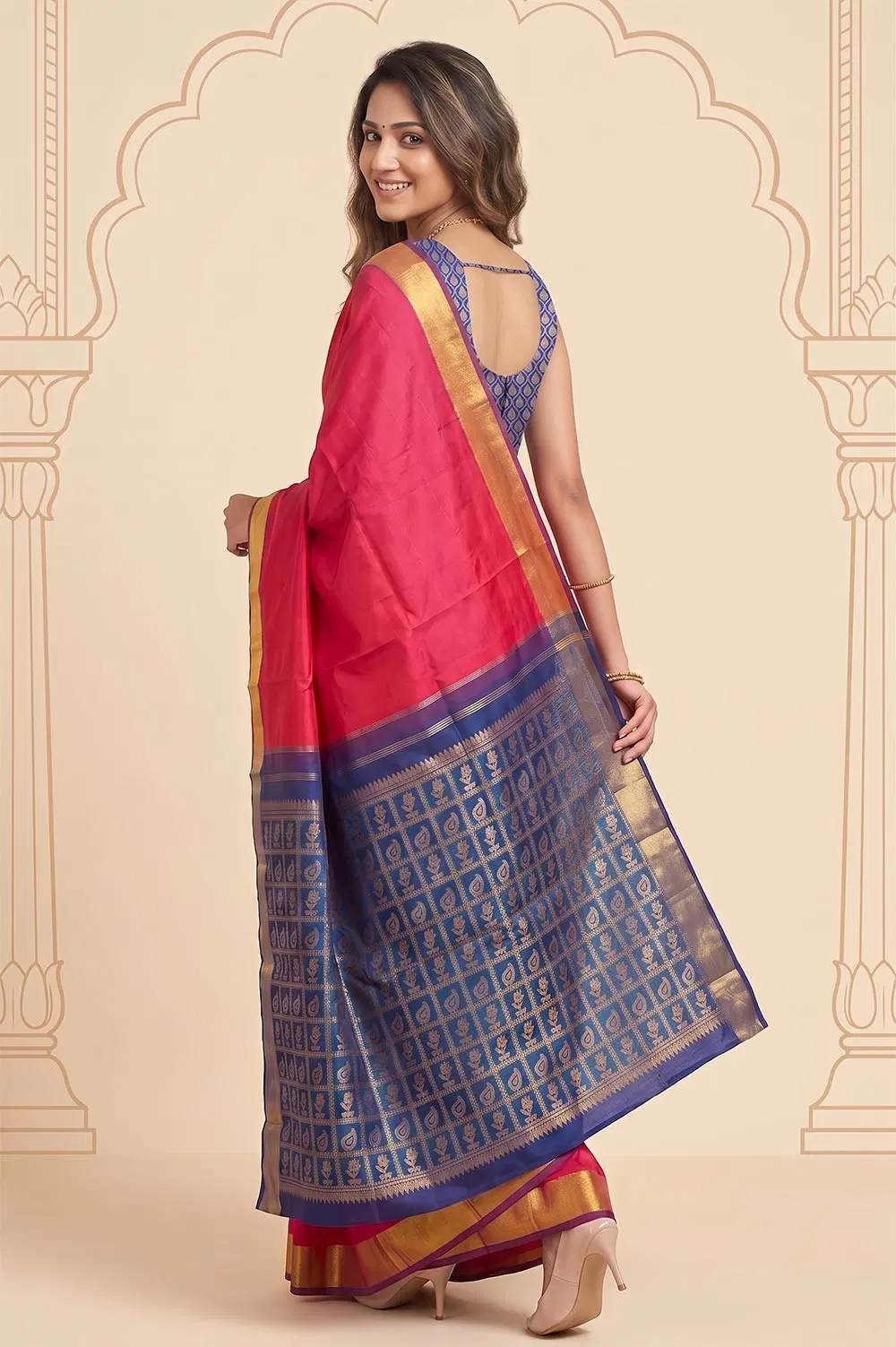 Kancheepuram Pure Silk Handloom Saree