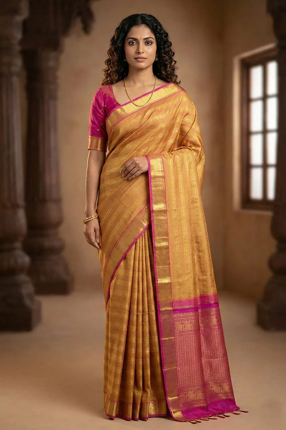 Kancheepuram Pure Silk Handloom Saree