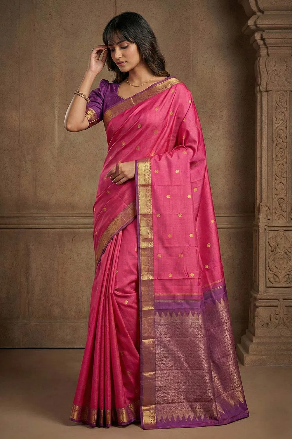 Kancheepuram Pure Silk Handloom Saree
