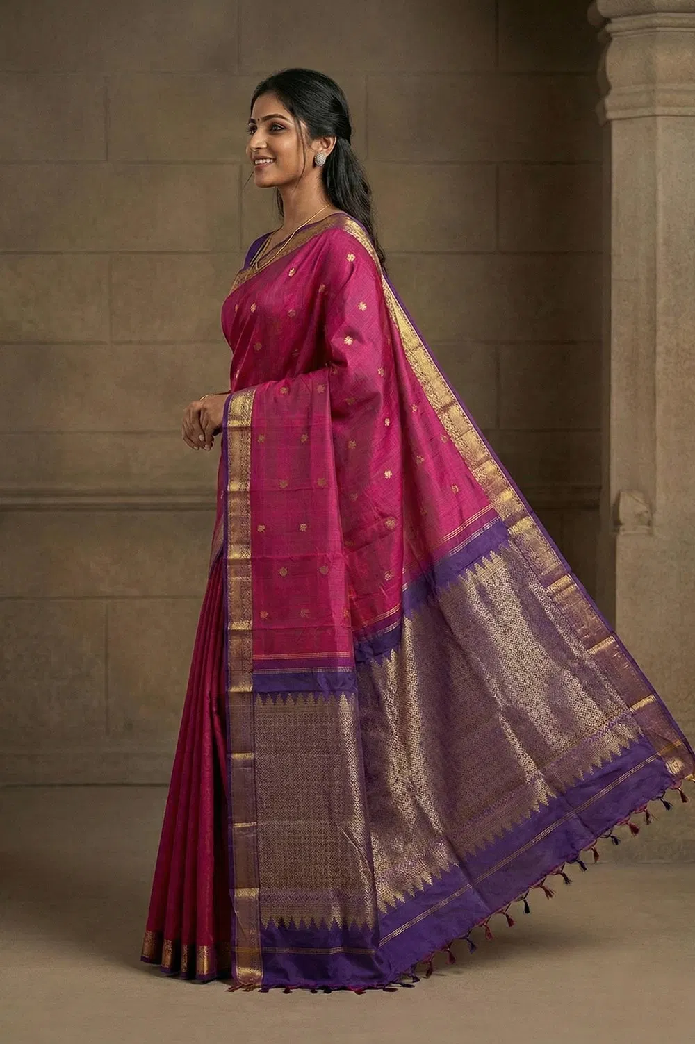 Kancheepuram Pure Silk Handloom Saree