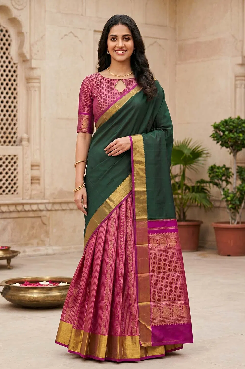 Kancheepuram Pure Silk Handloom Saree