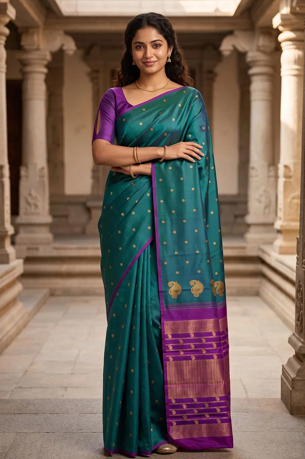 Kancheepuram Pure Silk Handloom Saree