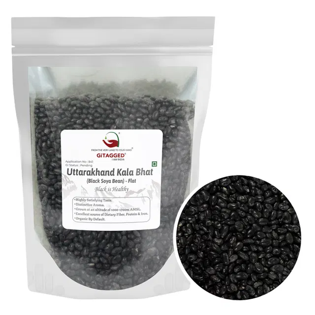 Uttarakhand Kala Bhat (Black Soybean) 500gm