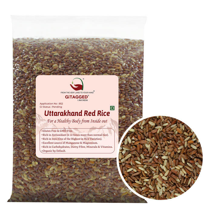 Uttarakhand Lal Chawal Red Rice - 1Kg