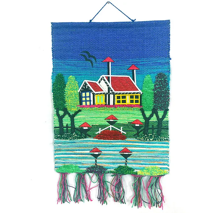 River House Ghazipur Jute Handmade Wall Hanging (20*24) Inches