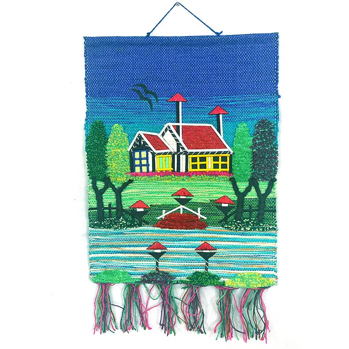 River House Ghazipur Jute Handmade Wall Hanging (20*24) Inches
