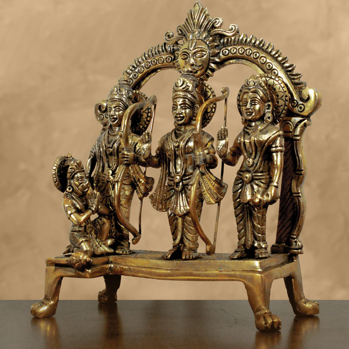 Moradabad Brass Craft Ram Darbhar (5.6 KG)