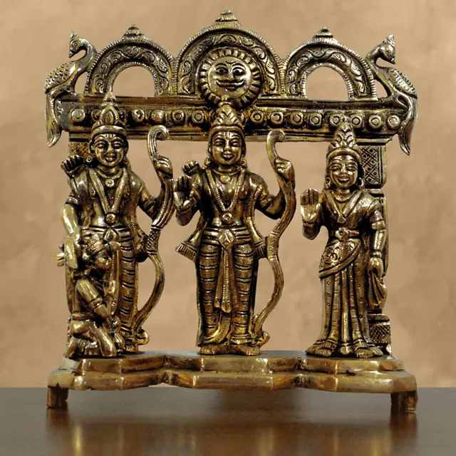 Moradabad Brass Craft Ram Darbhar (2.1 KG)