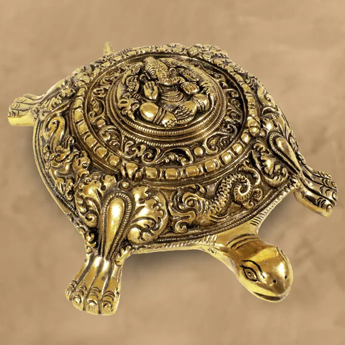 Moradabad Brass Craft Turtle (1.1Kg)