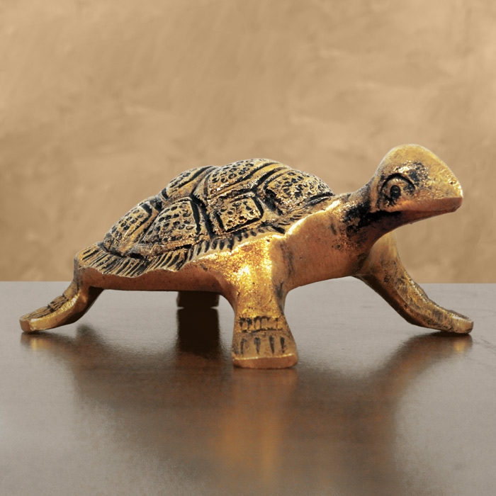 Moradabad Brass Craft Tortise (300 Grams)