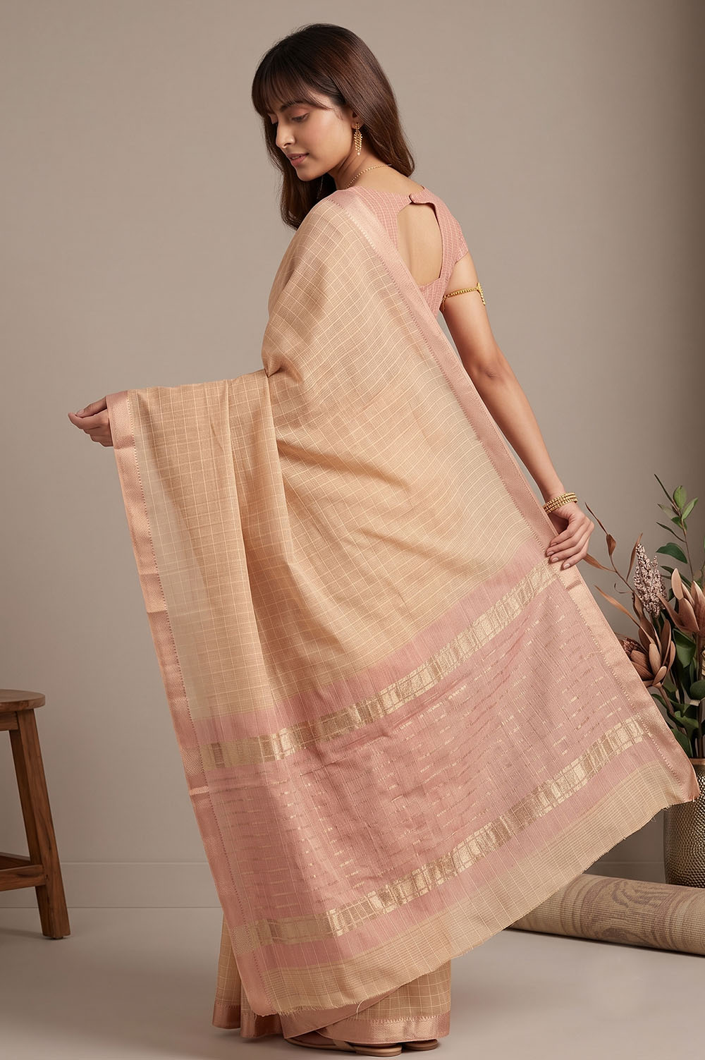 Mangalagiri Handloom Pure Cotton Saree