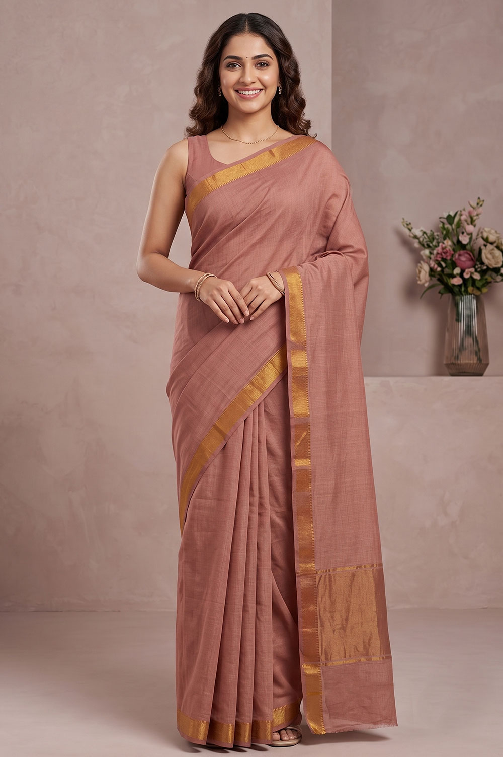 Mangalagiri Handloom Pure Cotton Saree