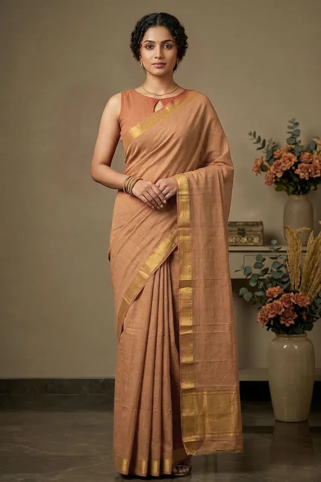 Mangalagiri Handloom Pure Cotton Saree