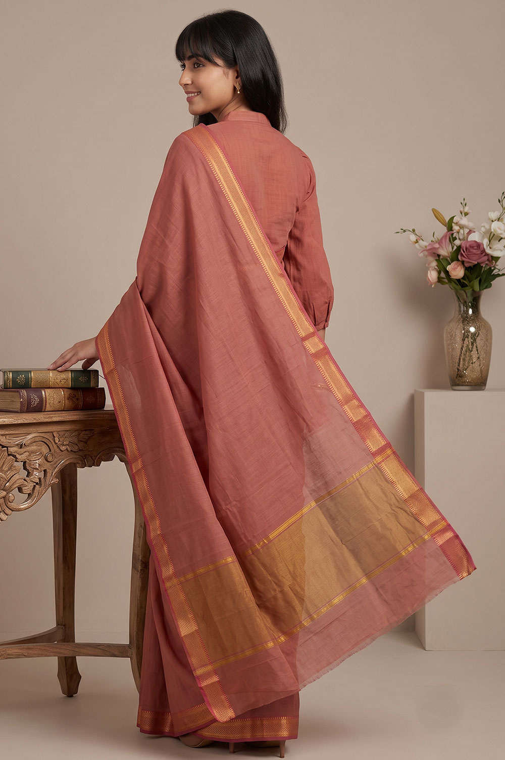Mangalagiri Handloom Pure Cotton Saree
