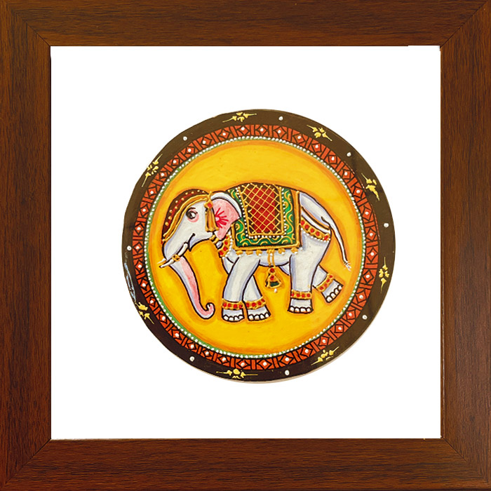 Elephant Mysore Ganjifa Cards (9x9) Inches