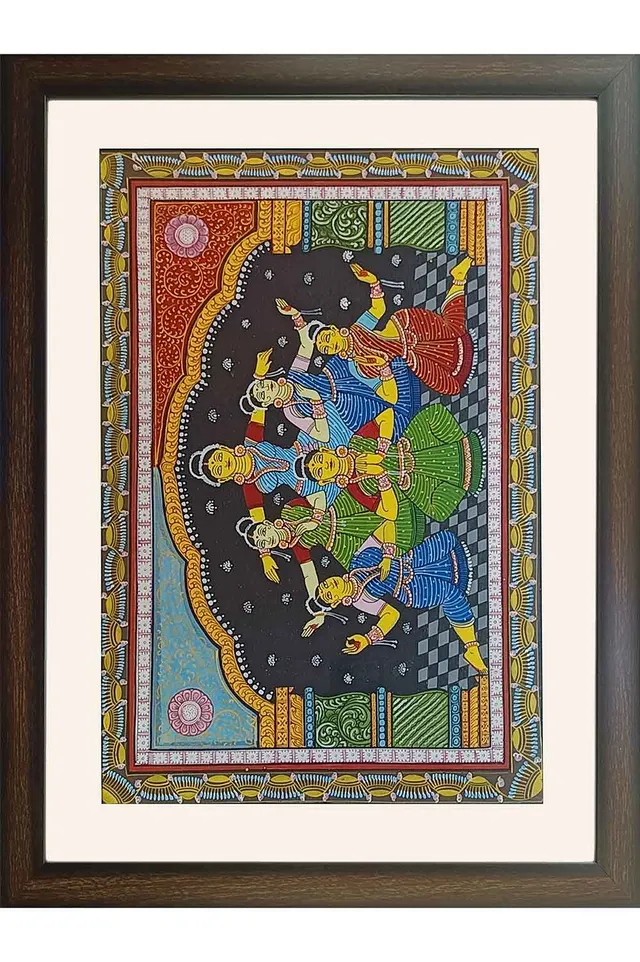 Orissa Pattachitra - Odissi Dance Form (24*18 Inches)